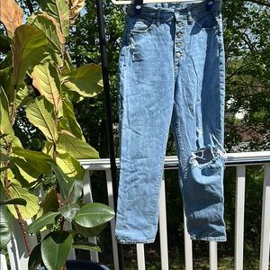 Fair Trade Certified High Rise Straight Leg Jeans